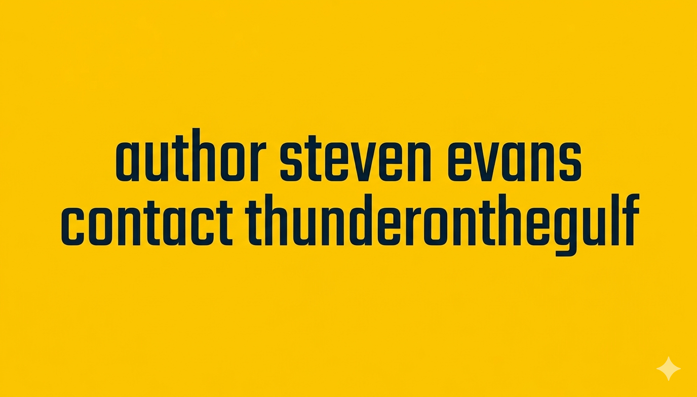 author steven evans contact thunderonthegulf